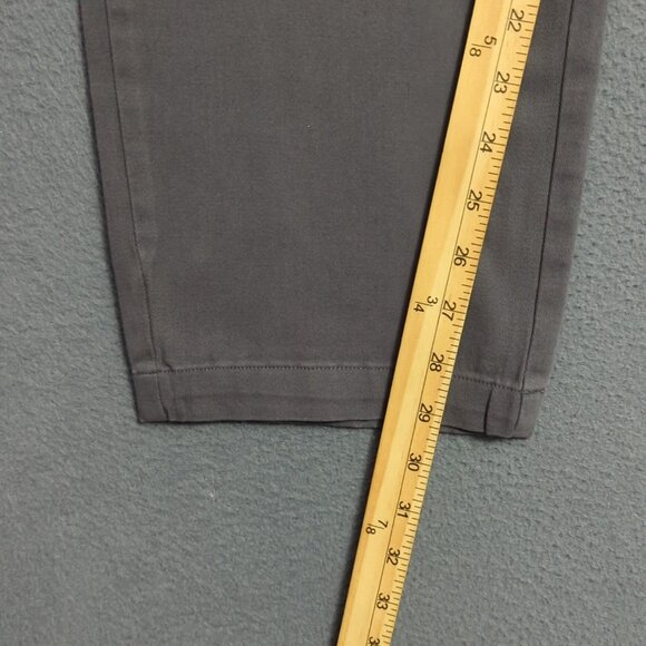Cove USA Pants Men's 38 Gray Chino Pants Stretch Elastic Waist Casual - Picture 7 of 11